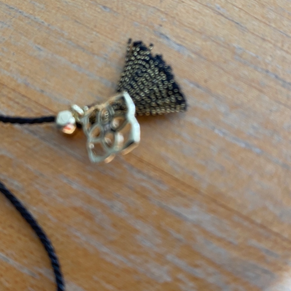 Kendra Scott Everlyne Friendship Bracelet Gold/Black One Size - Picture 6 of 11